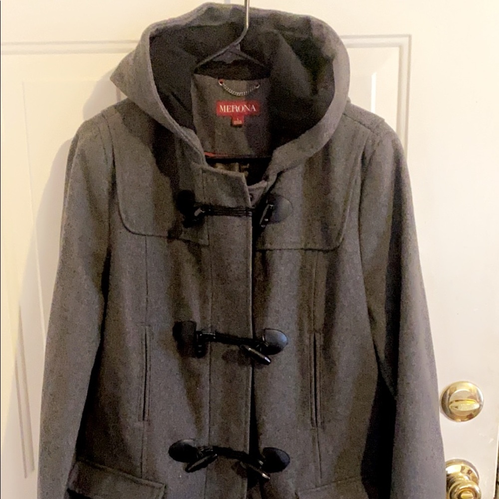 Wool Blend Pea Coat